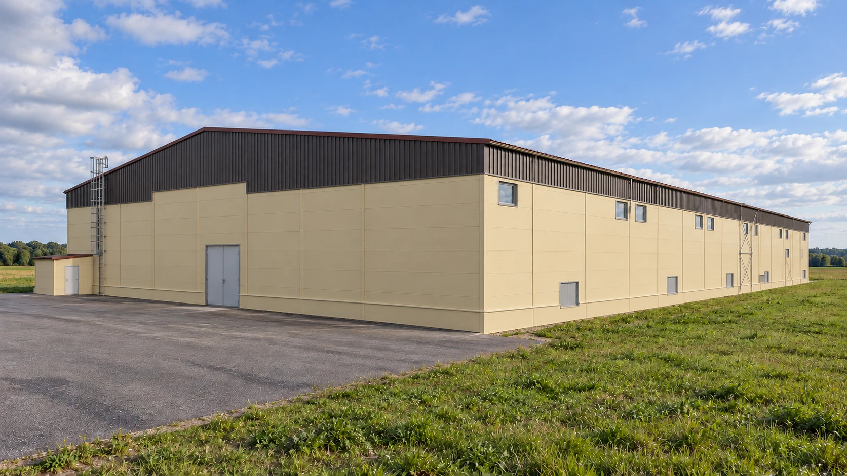 Визуализация картофелехранилища площадью 5200 м²